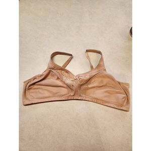 Glamorise Full-Figure MagicLift Wire-free Minimizer Support Bra 1003 50C Beige